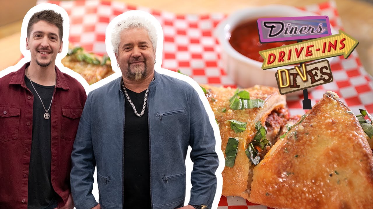 Guy and Hunter Fieri at Marsigliano's